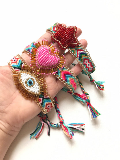 Venezuela- Pulsera tejida en algodón