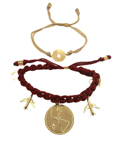 Pulsera- Let's travel girl